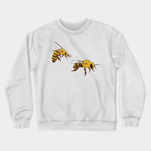 Bees Crewneck Sweatshirt by GadzooksTD